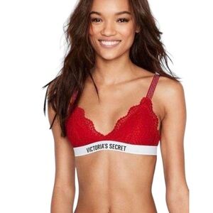 Victoria's Secret Red Lace Bra Intimates